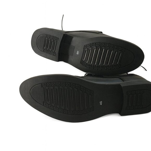 Tanner Classic Black Men’s Derby Dress Shoes – Size 46 EU / 12 US, With Bag - Picture 16 of 16